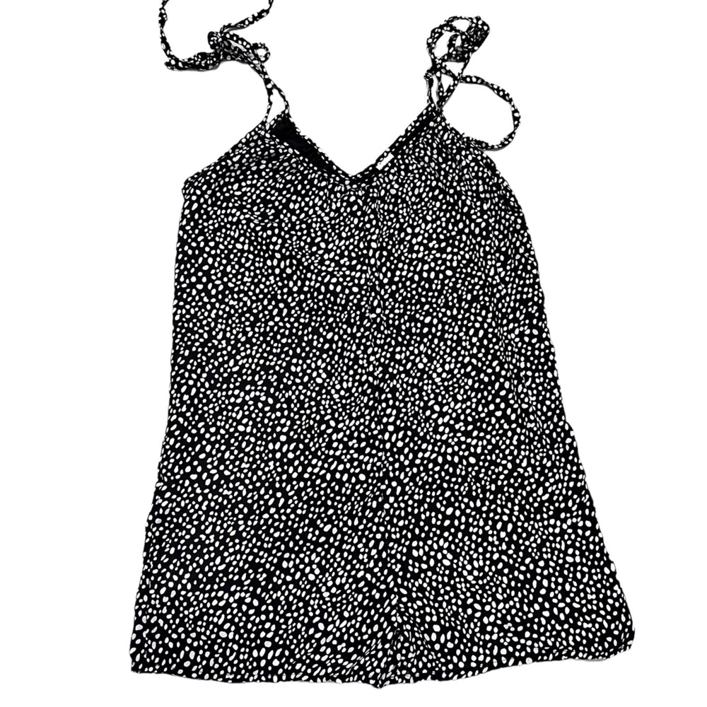 Melrose and Market Black Sleeve Romper‎ XXS